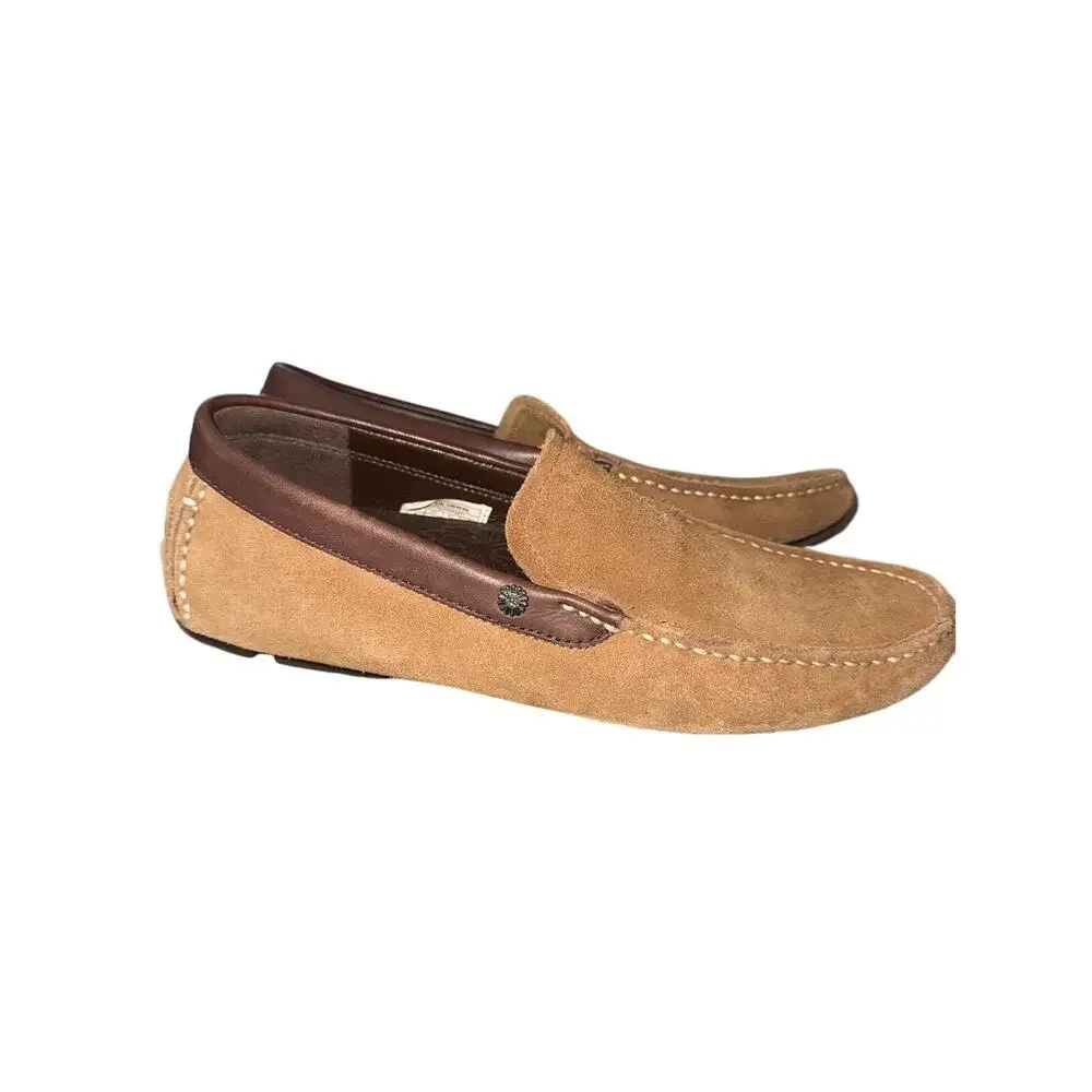 UGG Australian Bel-Air Venetian Loafer Suede Slip-On Driver dress Shoes‎ Size 8